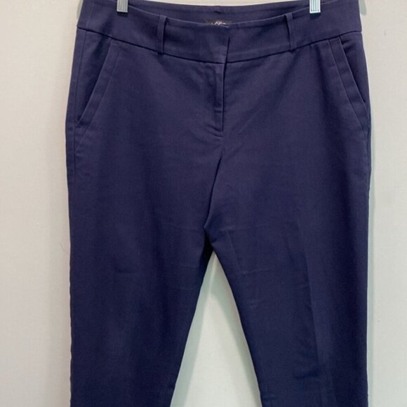 Ann Taylor Loft Blue Julie Skinny Ankle Pants Size 8 - Picture 8 of 15